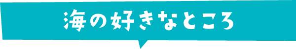 海の好きなところ
