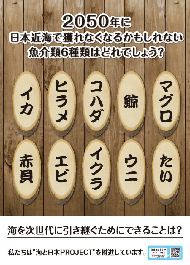 「2050年に日本近海で獲れなくなるかもしれない魚介類」を知っていますか？