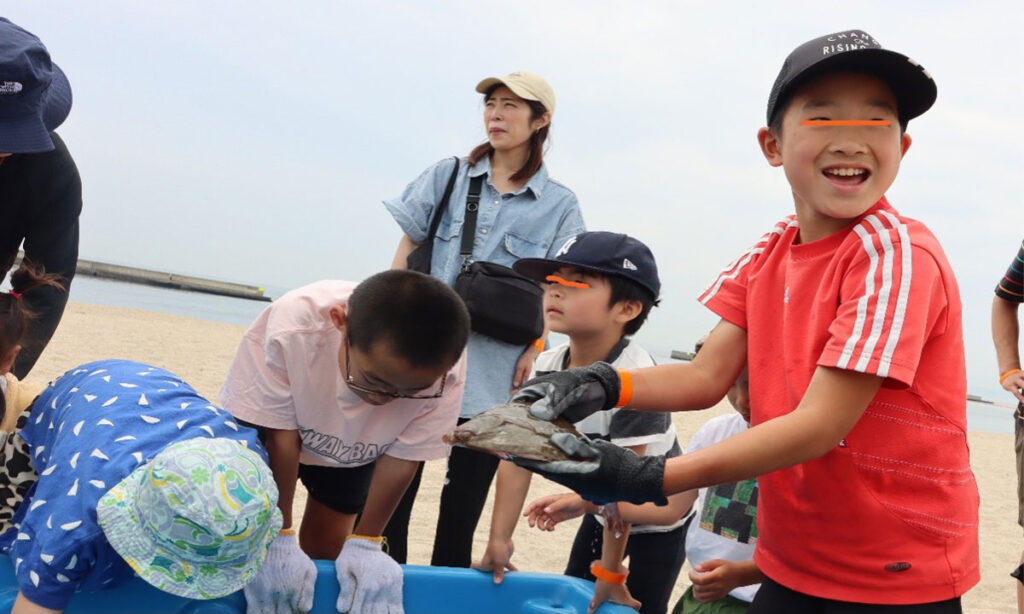 獲って触って食べて大感動！須磨の海を知る地引網体験を開催しました